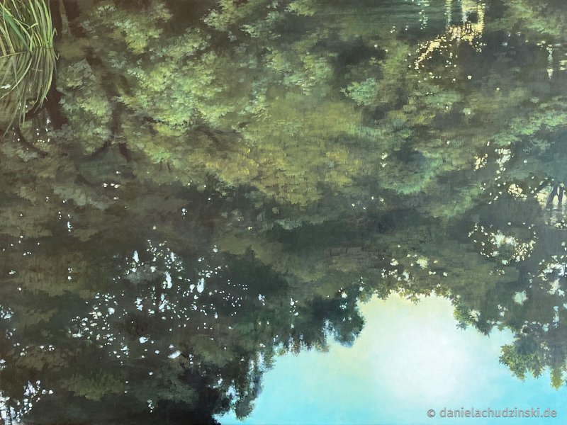Spiegelung mit Bäumen/ reflection with trees